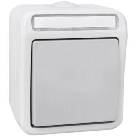 Interrupteur/inverseur Peranova 102453 Pera gris clair, gris foncé (1/2)