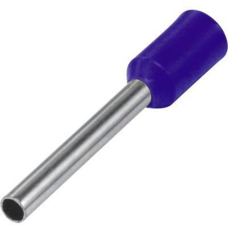 Embout simple d'extrémité de câble Vogt Verbindungstechnik 460508 2.5 mm² x 8 mm partiellement isolé bleu 100 pc(s) X94694
