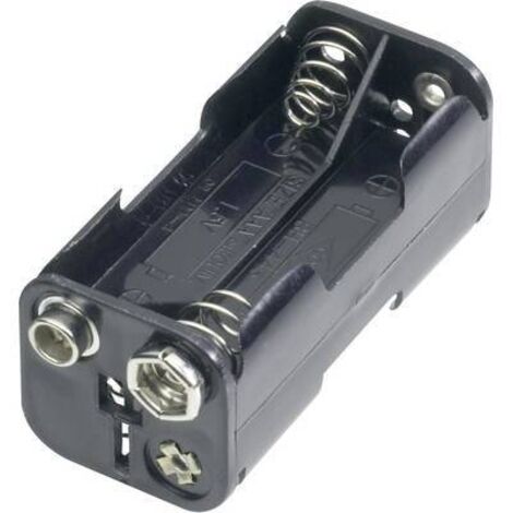 Support de pile 4x LR3 (AAA) Goobay 11990 raccordement par empreinte pile 9V (L x l x H) 54.5 x 26 x 24.5 mm X96782