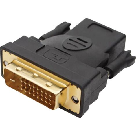 Adaptateur DVI, HDMI club3D CAA-DMDHFD3 [1x DVI mâle 24&431 pôles - 1x HDMI femelle] blanc X57697 (1/4)