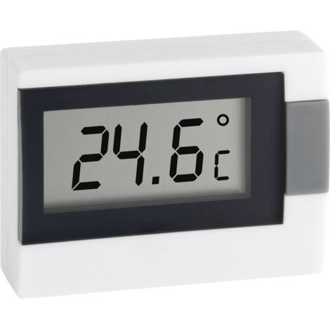Thermomètre numérique intérieur – Mesure de température de -10 à +60 °C – Alimentation par pile bouton LR44 incluse – Tfa Dostmann
