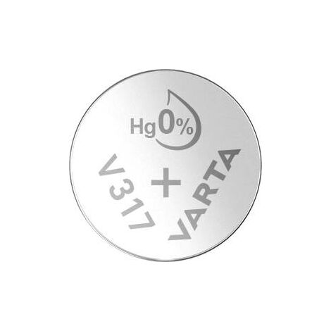 Pile bouton 317 oxyde d'argent Varta 10.5 mAh 1.55 V 1 pc(s) X37450