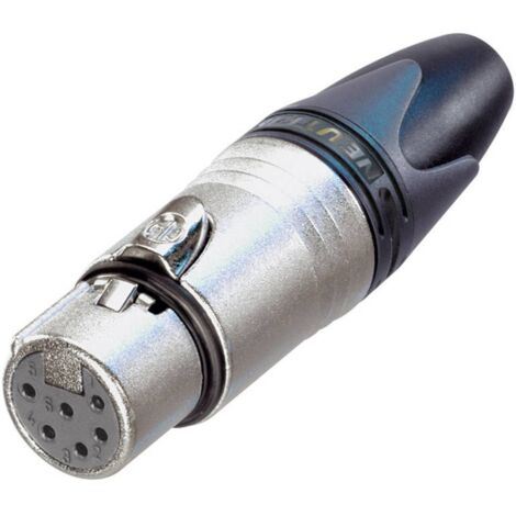 XLR femelle, droit Neutrik NC6FXX Nombre de pôles: 6 argent 1 pc(s) X39918 (1/2)