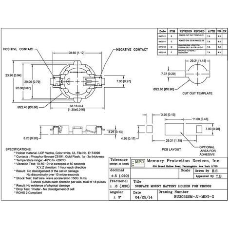 UlisemModule de support électrique pour pile bouton CR2032 de 20 mm, 3 pièces