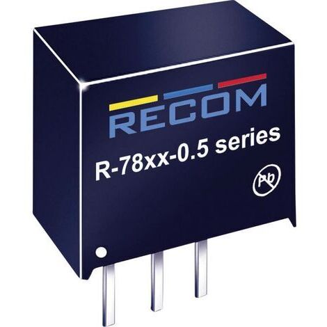 Convertisseur CC/CC pour circuits imprimés RECOM R-786.5-0.5 Nbr. de sorties: 1 x 6.5 V/DC 0.5 A 3.75 W 1 pc(s) X48917 (1/3)