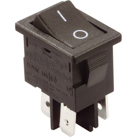Arcolectric (Bulgin Ltd.) H8550VBACA Interrupteur à bascule H8550VBACA 250 V/AC 10 A 2 x Off/On à accrochage 1 pc(s) D77705 (1/7)