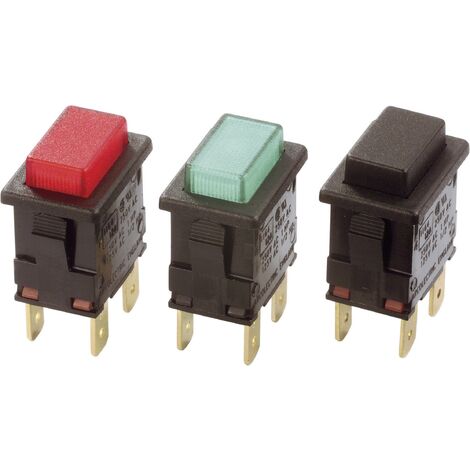 Arcolectric (Bulgin Ltd.) H8350ABAAA H8350ABAAA Interrupteur à pression 250 V/AC 16 A 2 x Off/On à accrochage 1 pc(s) D77350 (1/2)