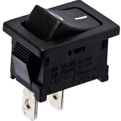 TE Connectivity 1-1571076-0 Interrupteur à bascule 1-1571076-0 250 V/AC 10 A 1 x Off/On à accrochage 1 pc(s) D79841 (1/3)