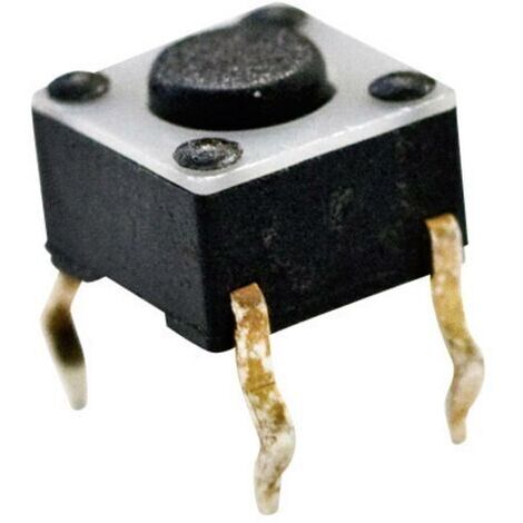 TE Connectivity 1825910-2 1825910-2 Bouton-poussoir 24 V/DC 0.05 A 1 x Off/(On) à rappel (L x l x H) 6 x 6 x 4.3 mm 1 pc(s) D79410 (1/3)