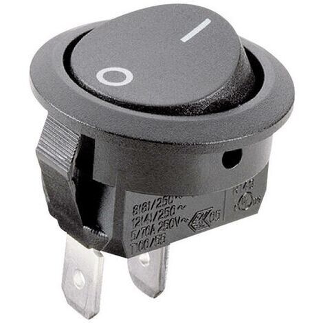 Marquardt 1881.1105 Interrupteur à bascule 1881.1105 250 V/AC 12 A 1 x Off/On IP40 à accrochage 1 pc(s) D72715