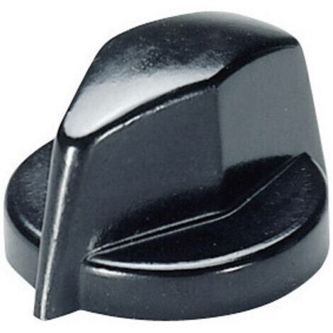 Tête de bouton rotatif OKW A1311860 avec pointeur noir (Ø x H) 18.8 mm x 12.5 mm 1 pc(s) D94413