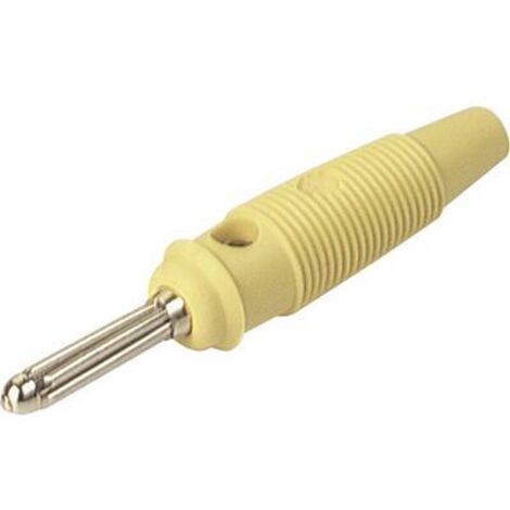 SKS Hirschmann BUELA 30 K Fiche banane mâle, droit Ø de la broche: 4 mm jaune 1 pc(s) D29727 (1/3)