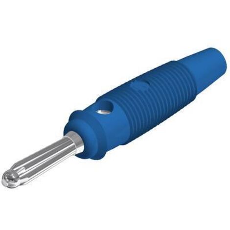 SKS Hirschmann BUELA 30 K Fiche banane mâle, droit Ø de la broche: 4 mm bleu 1 pc(s) D29716 (1/2)