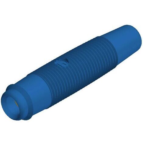 Fiche banane femelle Ø de la broche: 4 mm SKS Hirschmann KUN 30 Au 931804702 bleu 1 pc(s) D25667 (1/5)
