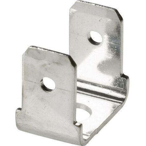 Languette 6.3 x 0.8 mm Vogt Verbindungstechnik 3876C.67 90 °, 90 ° non isolé métal 1 pc(s) D25663 (1/5)
