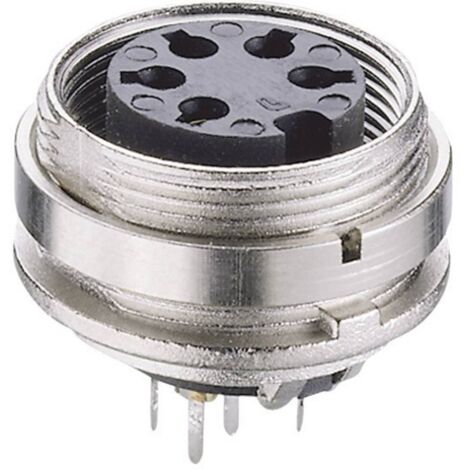 Connecteur rond DIN embase femelle, verticale Lumberg KGR 30 Nombre de pôles: 3 argent 1 pc(s) D25015 (1/3)