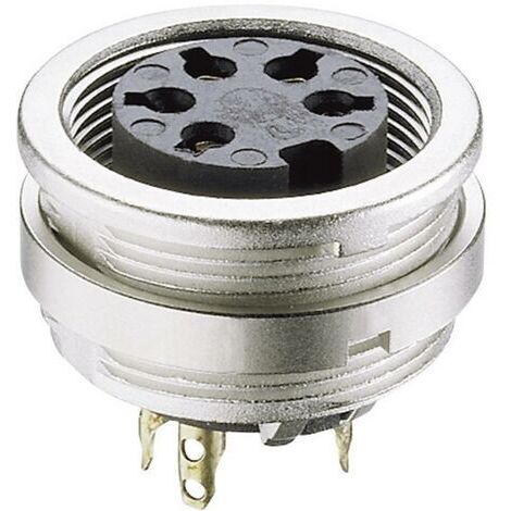 Connecteur rond DIN embase femelle, verticale Lumberg KFV 30 Nombre de pôles: 3 argent 1 pc(s) D25084 (1/3)