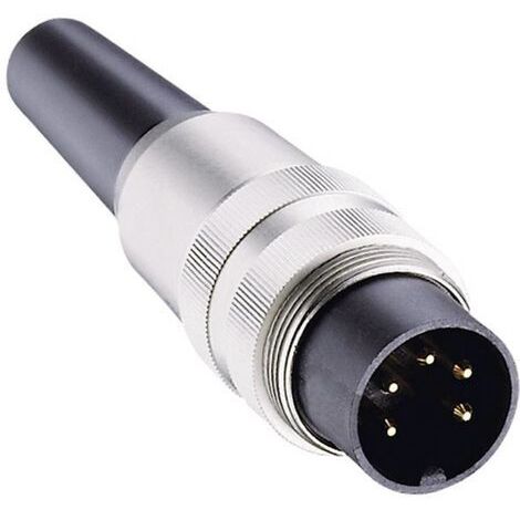 Connecteur rond DIN mâle, droit Lumberg SV 81 Nombre de pôles: 8 argent 1 pc(s) D22275 (1/2)