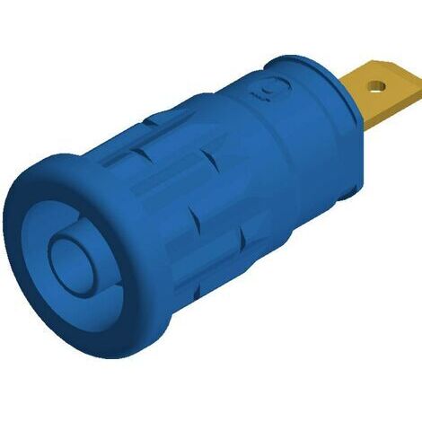 Douille banane de sécurité Ø de la broche: 4 mm SKS Hirschmann SEP 2610 F4,8 972361102 bleu 1 pc(s) D21776 (1/4)