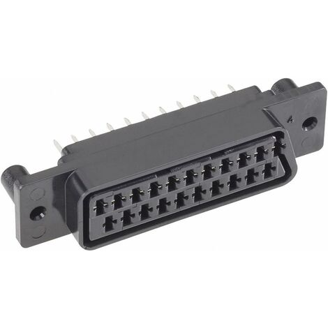 Péritel/Scart embase femelle, verticale BKL Electronic 0903012 Nombre de pôles: 21 noir 1 pc(s) D21707