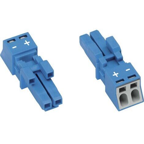 Connecteur d'alimentation série (connecteur réseau) WINSTA MINI WAGO 890-1102 femelle, droit Nombre total de pôles: 2 16 A bleu 1 pc(s) D21106