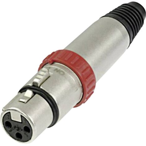 XLR femelle, droit Neutrik NC3FXS Nombre de pôles: 3 argent 1 pc(s) D24434