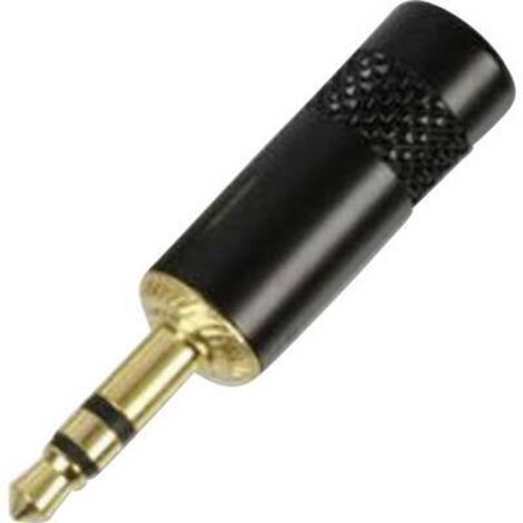 Jack 3.5 mm mâle, droit Rean AV NYS 231 B-CON Nombre de pôles: 3 stéréo noir 1 pc(s) D24442 (1/2)