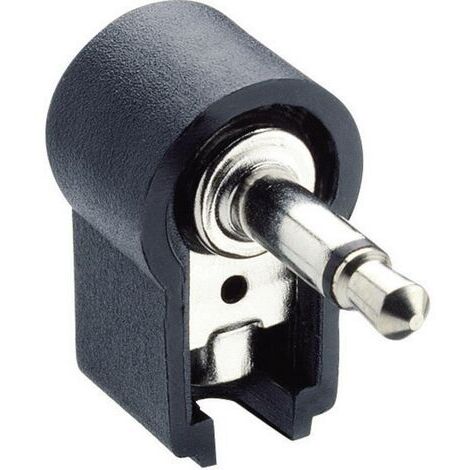 Jack 3.5 mm mâle, coudé Lumberg WKLS 2 Nombre de pôles: 2 mono noir 1 pc(s) D26435 (1/3)