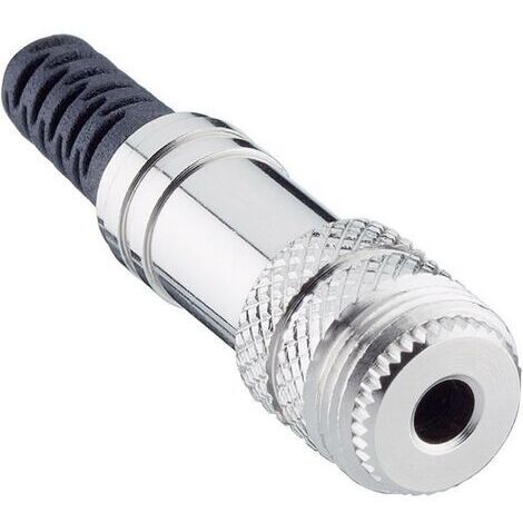 Jack 3.5 mm femelle, droit Lumberg 1522 01 Nombre de pôles: 3 stéréo argent 1 pc(s) D26645 (1/3)