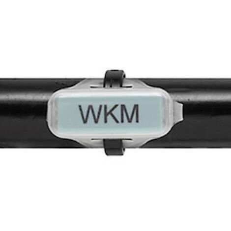 Marqueur de câble Weidmüller WKM 8/20 1753490000-1 Surface de marquage: 8 x 20 mm transparent 1 pc(s) D15599 (1/2)