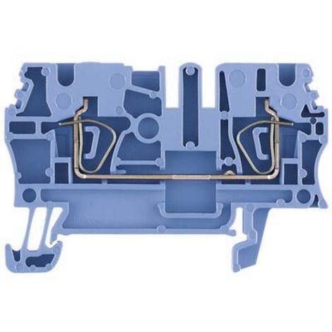 Bloc de jonction de passage Weidmüller ZDU 4 BL 1632060000-1 bleu 1 pc(s) D15661 (1/2)