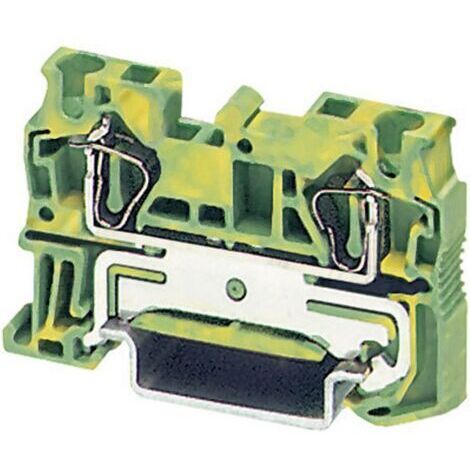 Bloc de jonction à ressort pour conducteur de protection Contenu: 1 pc(s) Phoenix Contact ST 4-PE 3031380 D11246 (1/5)