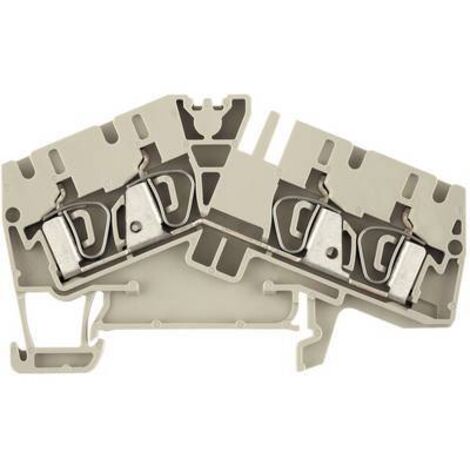 Bloc de jonction de passage Weidmüller ZDU 2.5-2/3AN 1706010000 beige foncé 1 pc(s) D11442 (1/2)