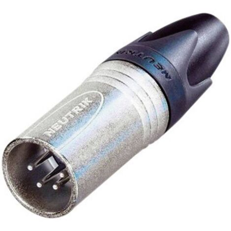 XLR mâle, droit Neutrik NC4MXX Nombre de pôles: 4 argent 1 pc(s) D18882 (1/2)