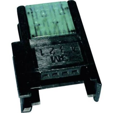 Elément de liaison pour courant faible 3M 37304-A124-00E MB flexible: 0.33-0.52 mm² rigide: 0.33-0.52 mm² Nombre de pôles: 4 vert 1 pc(s) D10347 (1/2)