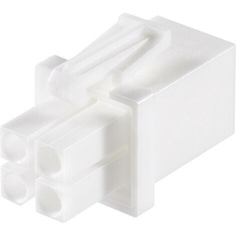 TE Connectivity Boîtier pour contacts mâles série Universal-MATE-N-LOK Nbr total de pôles 4 Pas: 4.14 mm 172167-1 1 pc(s) D10486 (1/5)
