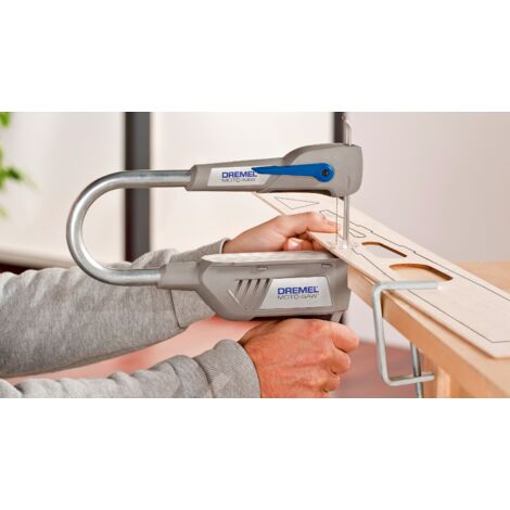 Lame de scie à bois Dremel MS51 Moto-Saw, jeu d'accessoires pour outil multifonction avec 5 lames de scie à bois pour les coupes latérales et longues dans le bois tendre, le stratifié et le plastique