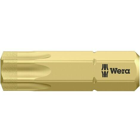 Embout Torx T 40 Wera 05 066110 001 Acier à outils allié, revêtement diamanté Forme (embouts): D 6.3 (1/3)