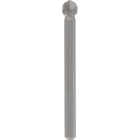 Fraise à grande vitesse Dremel 114 - jeu d'accessoires pour outil multifonction avec 2 fraises Ø 7,8 mm pour sculpter, graver, façonner, joints de plastique, plexiglas, cuir, bois, plexiglas et bien p