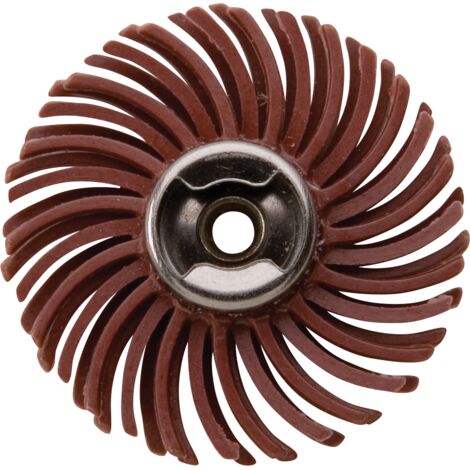 Brosse de meulage fine Dremel 473S EZ SpeedClic - kit d'accessoires pour outil multifonction avec 1 brosse de meulage fine grain 220 25 mm pour ébavurer, nettoyer et polir le plastique, le bois et le 