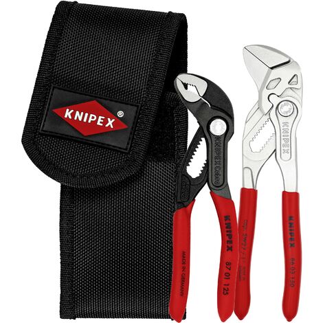 Jeu de mini-pinces XS dans une pochette ceinture, à 2 pièces - KNIPEX - 00  20 72 V04 XS