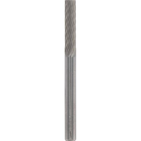 Dremel 9901 Fraise carrée en carbure de tungstène - accessoire pour outil multifonction avec 1 fraise de 3,2 mm pour façonner, lisser et enlever de la matière sur l'acier, le plastique, le bois et bie