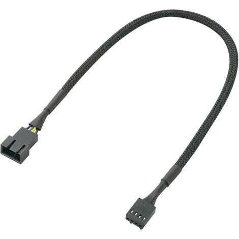 ventilateur PC Rallonge [1x ventilateur PC mâle 4 pôles - 1x ventilateur PC femelle 4 pôles] 0.30 m (1/3)