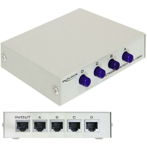 Switch réseau Delock 87588 4 ports 100 MBit/s V744751