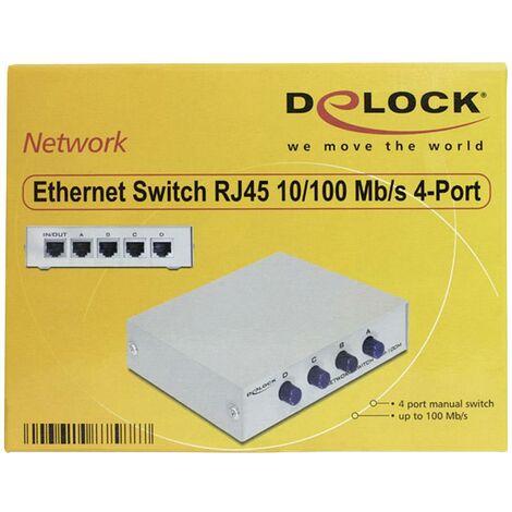 Switch réseau Delock 87588 4 ports 100 MBit/s V744751