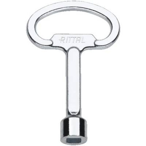 Clé pour armoires de distribution carré 8 mm Rittal 2548.000 acier 1 pc(s) V161051 (1/4)