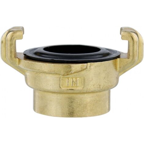Gardena – Pièce filetée à raccordement rapide 710820 – Laiton – Raccord attelage à griffes 24,2 mm (3/4') – Filetage intérieur G 3/4 - Q019231 (1/4)