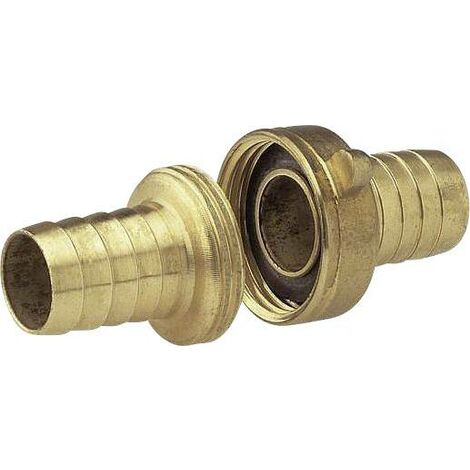 Gardena – Raccord laiton à visser 715220 – Filetage plomberie 30,3 mm (1') – Ø 19 mm (3/4') – Écrou-raccord pour tuyaux d'irrigation - Q019891