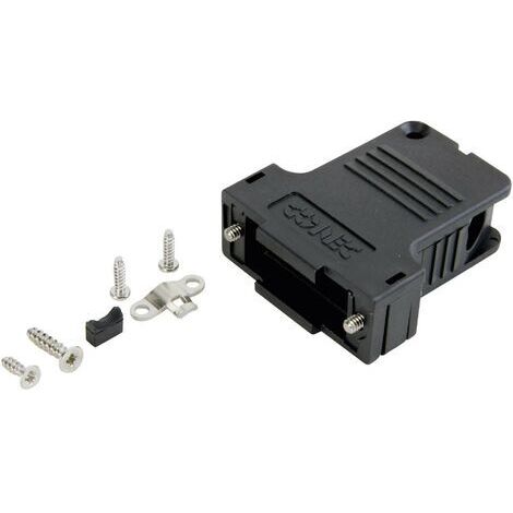 Capot SUB-D 9 pôles Conec 165X13419XE matière plastique 45 ° noir 1 pc(s) A253341 (1/4)