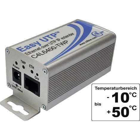 Rallonge réseau Renkforce C4L6400-TWP 2 fils 500 m 100 MBit/s A448471